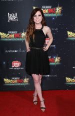 SYDNEY SIEROTA at Dragon Ball Super Broly Premiere in Los Angeles 12/13/2018