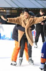 TALLIA STORM Ice Skating in Bryant Park in New York 12/14/2018
