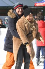 TALLIA STORM Ice Skating in Bryant Park in New York 12/14/2018