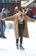 TALLIA STORM Ice Skating in Bryant Park in New York 12/14/2018