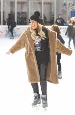TALLIA STORM Ice Skating in Bryant Park in New York 12/14/2018