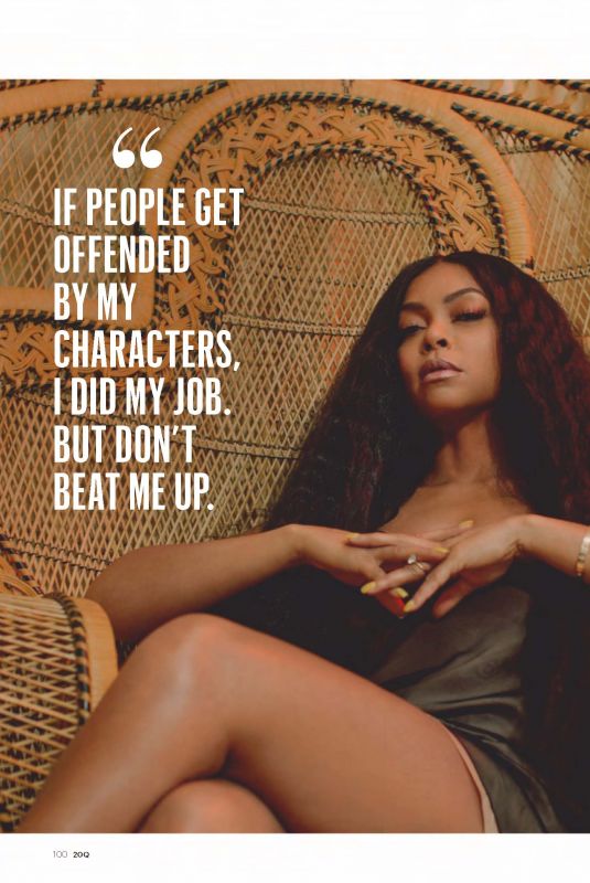 TARAJI P. HENSON in Playboy Magazine, Winter 2019
