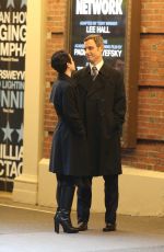 TATIANA MASLANY and Tony Goldwyn for Their Broadway Play Network in New York 12/08/2018