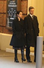 TATIANA MASLANY and Tony Goldwyn for Their Broadway Play Network in New York 12/08/2018