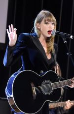 TAYLOR SWIFT Performs at Ally Coalition Talent Show in New York 12/05/2018