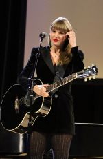 TAYLOR SWIFT Performs at Ally Coalition Talent Show in New York 12/05/2018