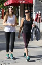 TERI HATCER and EMERSON TENNEY Leaves a Gym in Los Angeles 12/22/2018