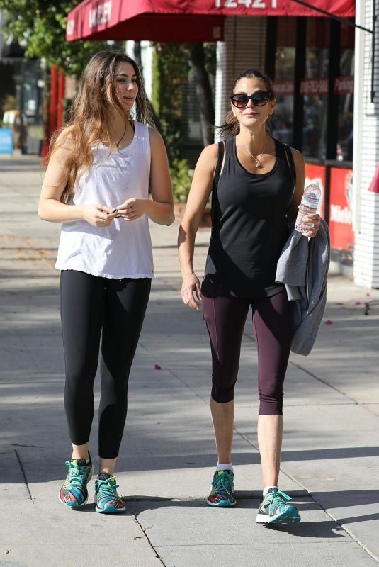 TERI HATCER and EMERSON TENNEY Leaves a Gym in Los Angeles 12/22/2018