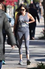 TERI HATCHER in Tights Leaves a Gym in Studio City 12/28/2018
