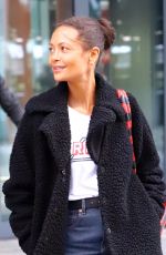 THANDIE NEWTON at Heathrow Airport in London 11/29/2018