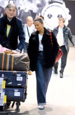 THANDIE NEWTON at Heathrow Airport in London 11/29/2018