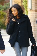 THANDIE NEWTON Out and About in New York 12/19/2018