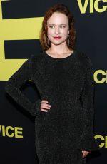 THORA BIRCH at Vice Premiere in Los Angeles 12/11/2018