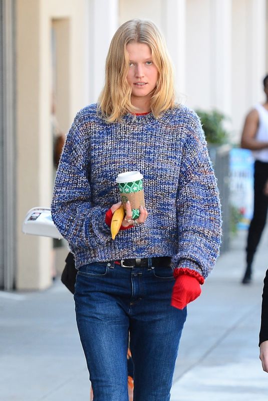 TONI GARRN Out for Coffee in West Hollywood 12/01/2018
