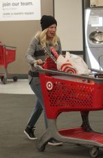 TORI SPELLING Shopping at Target in Los Angeles 12/22/2018