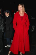 UMA THURMAN Arrives at Versace Fashion Show in New York 12/02/2018
