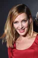 UMA THURMAN at Versace Pre-fall 2019 Fashion Show in New York 12/02/2018