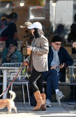 VANESSA HDUGENS Out with her Dog in Los Angeles 12/27/2018