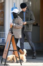 VANESSA HDUGENS Out with her Dog in Los Angeles 12/27/2018