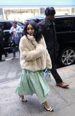 VANESSA HUDGENS Arrives at Good Morning America in New York 12/13/2018