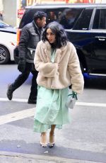 VANESSA HUDGENS Arrives at Good Morning America in New York 12/13/2018