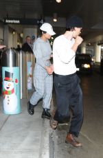 VANESSA HUDGENS Arrives at LAX Airport in Los Angeles 12/16/2018
