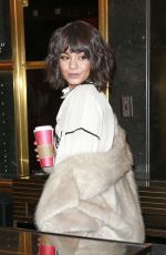 VANESSA HUDGENS Arrives at NBC Studios in New York 12/11/2018