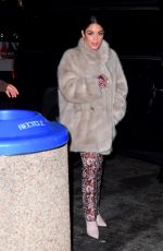 VANESSA HUDGENS Arrives at Second Act Fan Screening in New York 12/11/2018