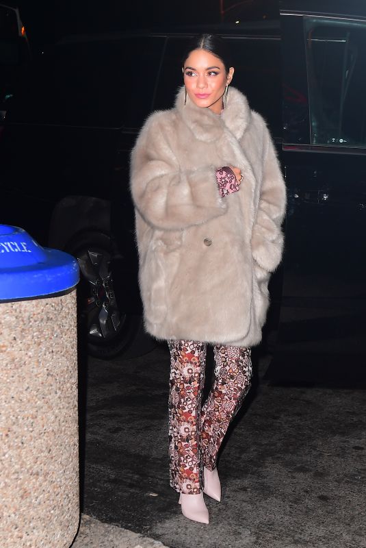 VANESSA HUDGENS Arrives at Second Act Fan Screening in New York 12/11/2018
