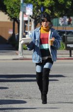 VANESSA HUDGENS at Blue Bottle Coffee in Los Angeles 12/03/2018