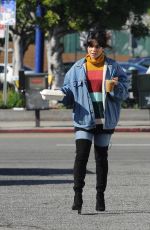 VANESSA HUDGENS at Blue Bottle Coffee in Los Angeles 12/03/2018