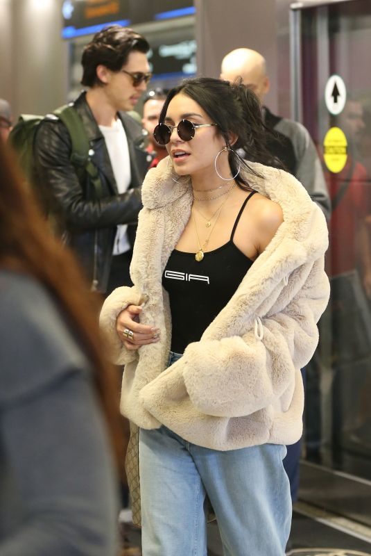 VANESSA HUDGENS at Miami International Airport 12/13/2018