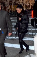 VANESSA HUDGENS Heading to Tonight Show in New York 12/10/2018