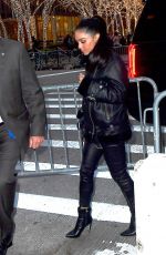 VANESSA HUDGENS Heading to Tonight Show in New York 12/10/2018