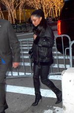 VANESSA HUDGENS Heading to Tonight Show in New York 12/10/2018