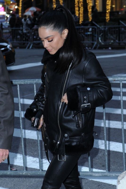 VANESSA HUDGENS Heading to Tonight Show in New York 12/10/2018