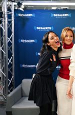 VANESSA HUDGENS, JENNIFER LOPEZ and LEAH REMINI at SiriusXM