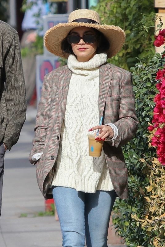 VANESSA HUDGENS Out for Iced Coffee in Los Feliz 12/26/2018