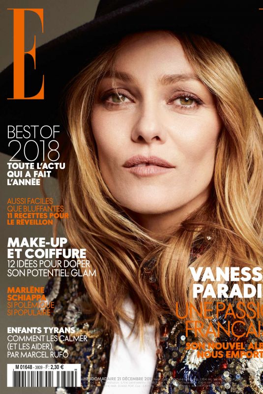 VANESSA PARADIS in Elle Magazine, France Decemeber 2018