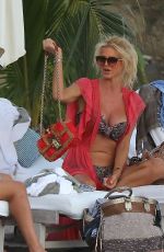 VICTORIA SILVSTEDT in Bikini at a Beach in St. Barts 12/22/2018