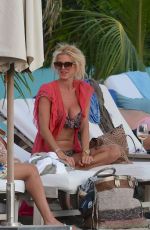 VICTORIA SILVSTEDT in Bikini at a Beach in St. Barts 12/22/2018