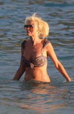 VICTORIA SILVSTEDT in Bikini on the Beach in St. Barts 12/22/2018