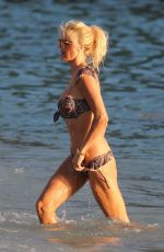 VICTORIA SILVSTEDT in Bikini on the Beach in St. Barts 12/22/2018