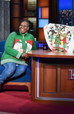WHOOPI GOLDBERG at Late Show with Stephen Colbert 12/11/2018