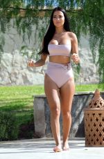 YAZMIN OUKHELLOU in Bikini at a Pool in Morocco 11/30/2018