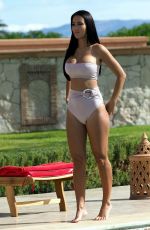 YAZMIN OUKHELLOU in Bikini at a Pool in Morocco 11/30/2018