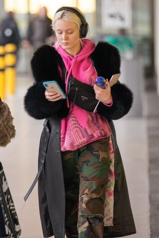 ZARA LARSSON at Berlin Tegel Airport 12/14/2018