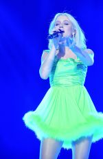 ZARA LARSSON Performs at Capital FM Jingle Bell Ball in London 12/09/2018