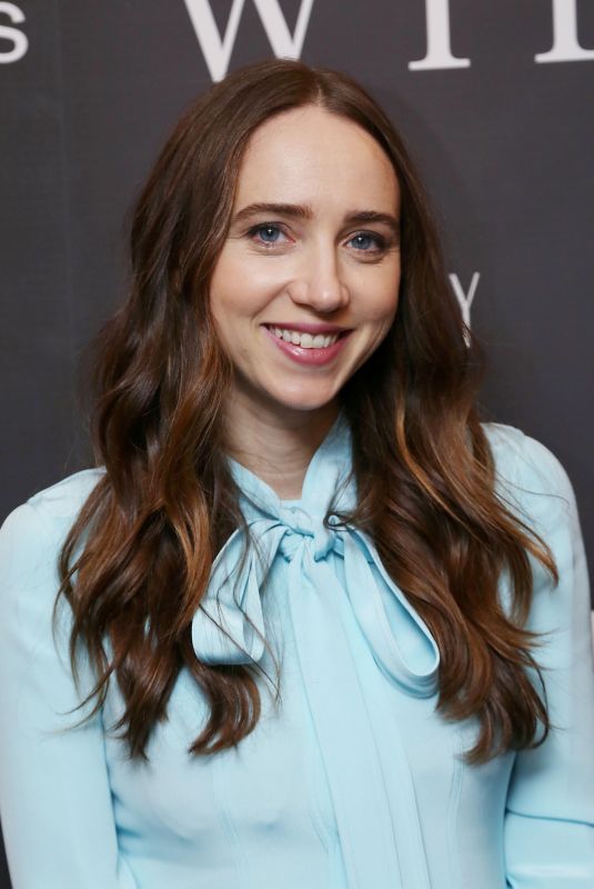 ZOE KAZAN at Calvin Klein Kosts Wildlife Reception in New York 11/28/2018