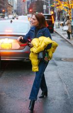 ZOEY DEUTCH Out and About in New York 12/01/2018
